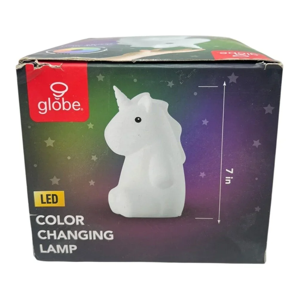Globe Electric Unicorn Multi-color LED Rechargeable Silicone Night Light Rylie - Picture 8 of 16